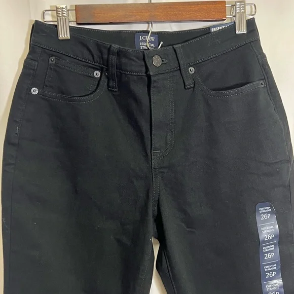 J.Crew Petite essential straight jean in all-day stretch Size 26P NWT